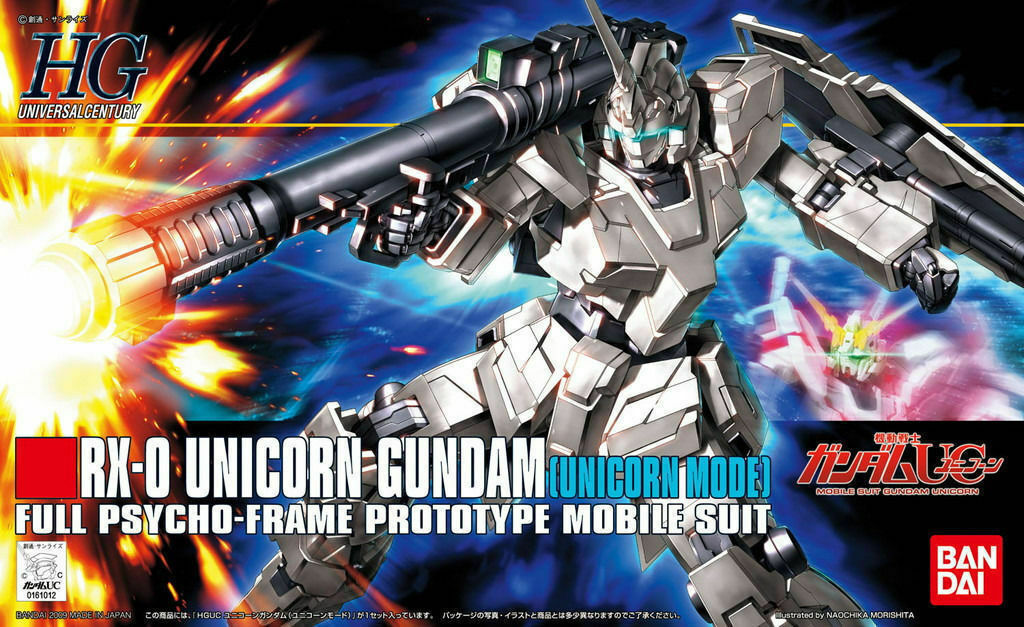 HGUC - RX-0 Unicorn Gundam Unicorn Mode