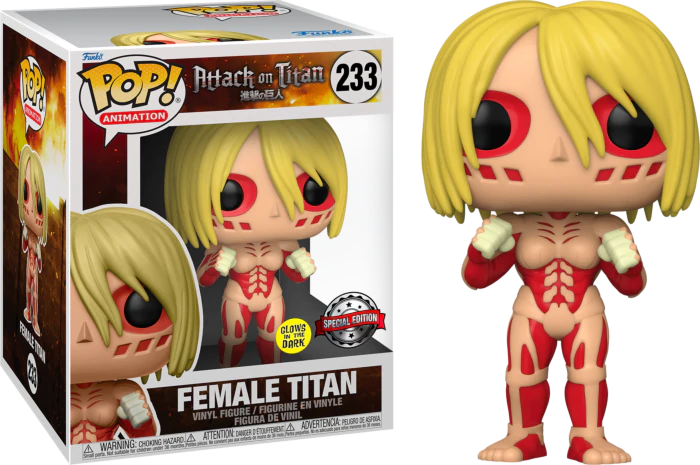 Pop! Super - Attack on Titan - Female Titan [Glow Chase][Bait Special Edition Ver.]