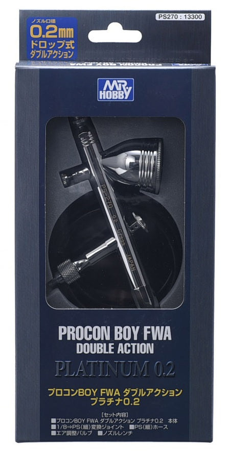 Mr. Airbrush - Procon Boy PS-270 0.2mm Platinum