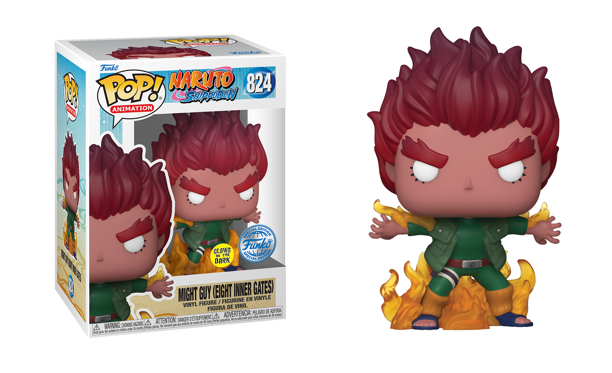Pop! Animation - Naruto Shippuden - Might Guy [Eight Inner Gates][Glow][Special Edition]