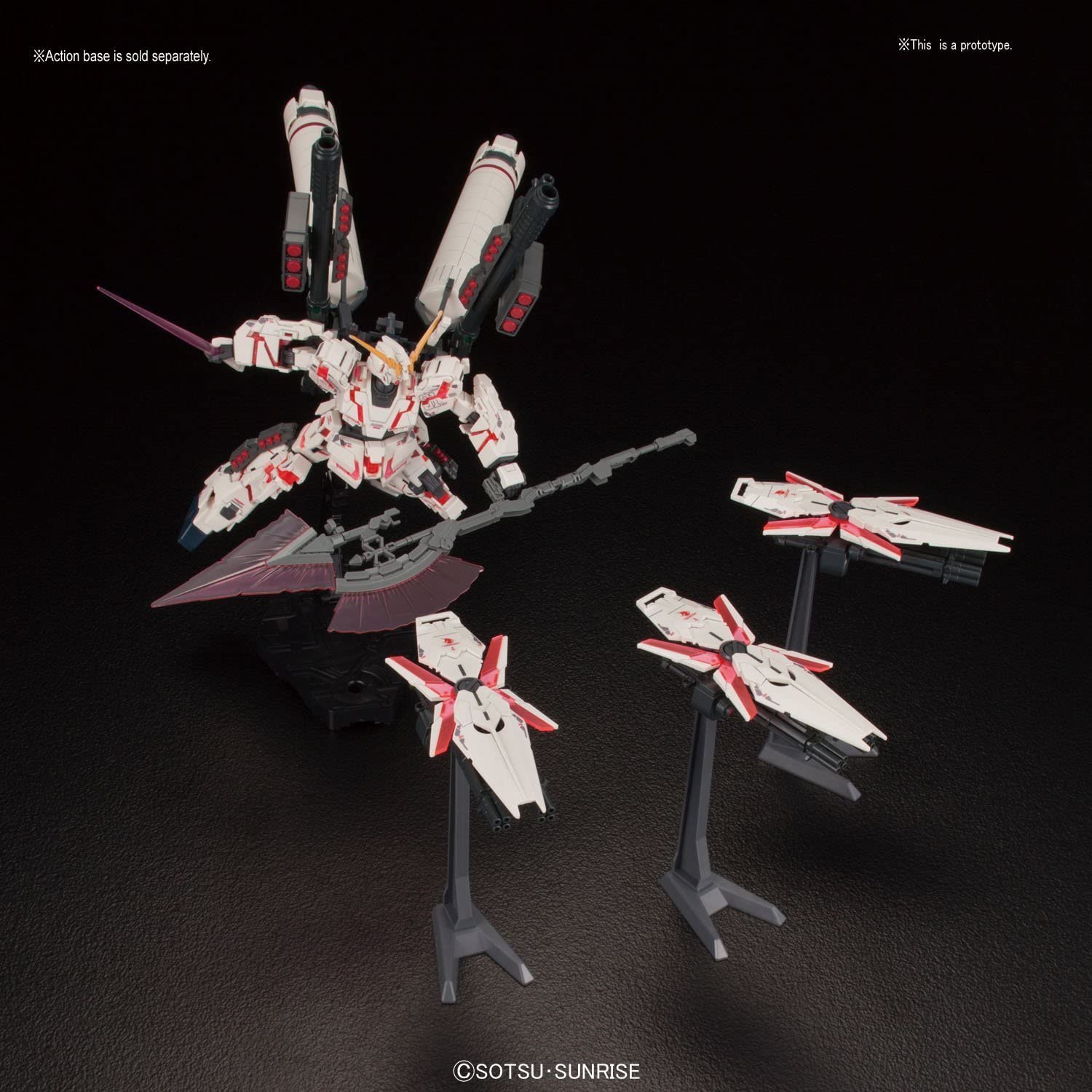 HGUC - RX-0 Full Armor Unicorn Gundam(Destroy Mode/Red Color Ver.)