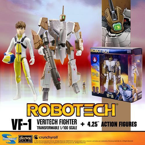 Toynami - Robotech - VF-1A Transformable Veritech Fighter and Ben Dixon Two-Pack
