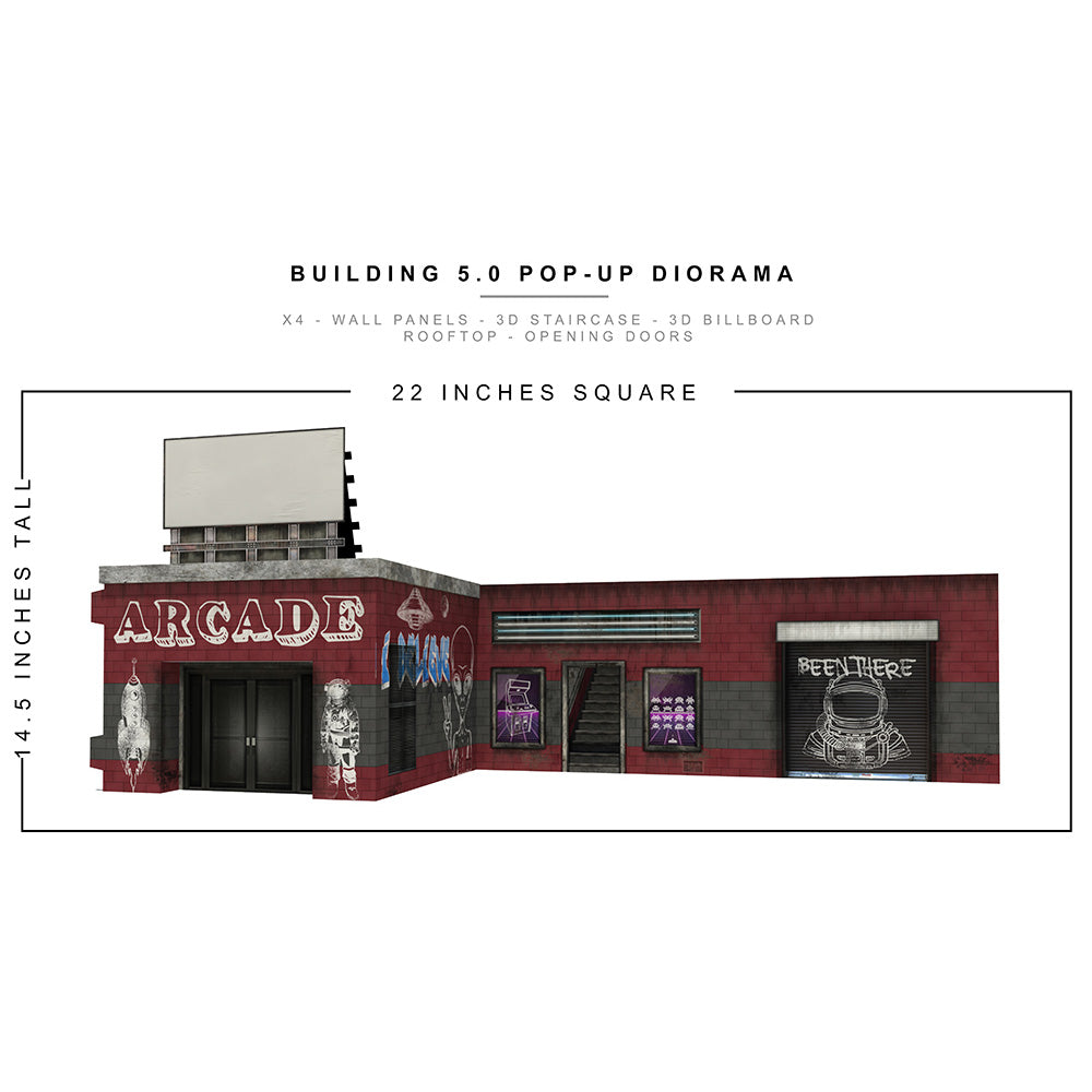 Building 5.0 Arcade Pop-Up Diorama 1/12