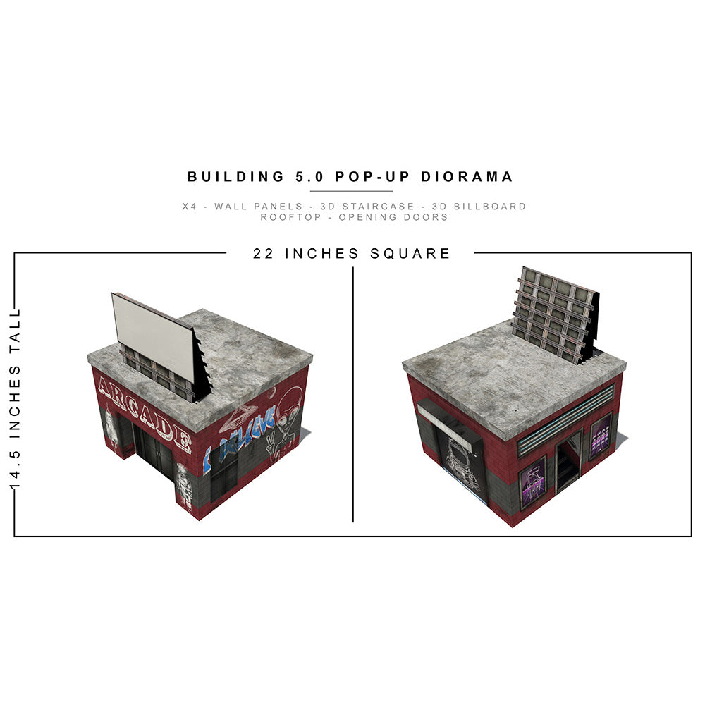 Building 5.0 Arcade Pop-Up Diorama 1/12