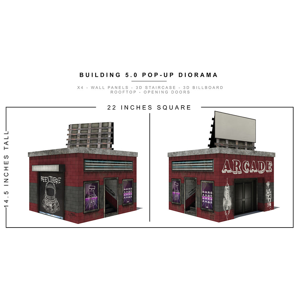 Building 5.0 Arcade Pop-Up Diorama 1/12