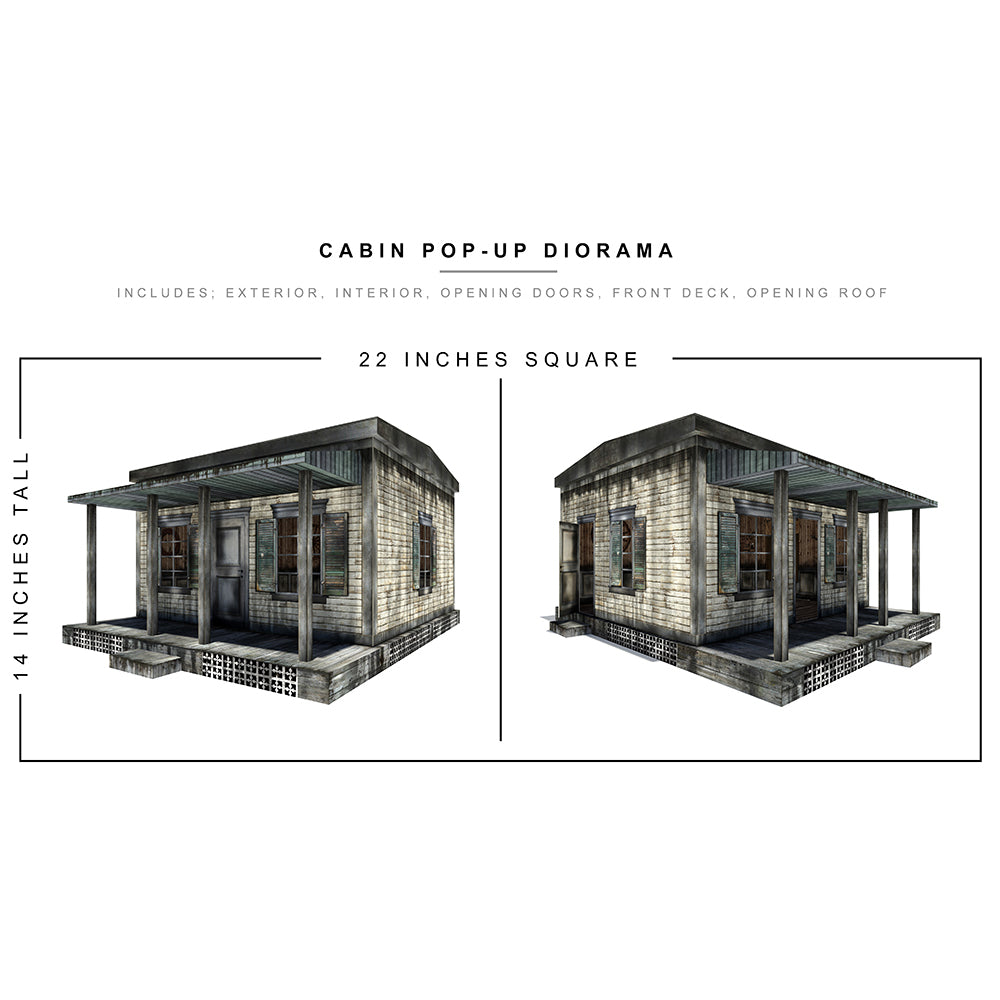 Cabin Pop-Up Diorama 1/12