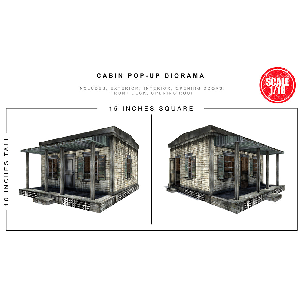 Cabin Pop-Up Diorama 1/18