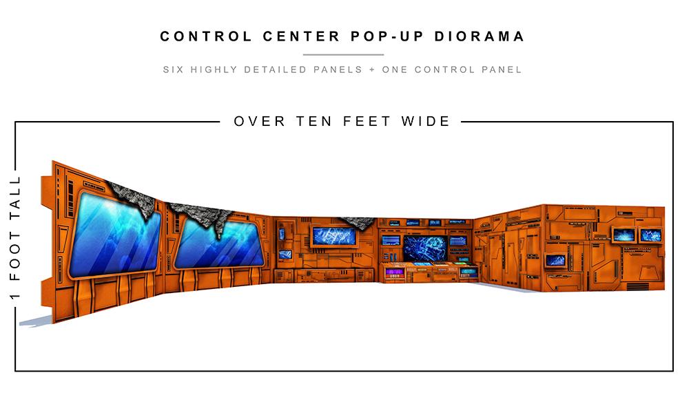 Deluxe Control Center Pop-Up Diorama 1/12