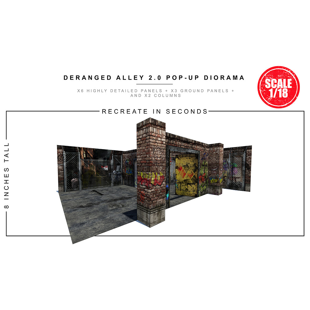 Deranged Alley 2.0 Pop-Up Diorama 1/18