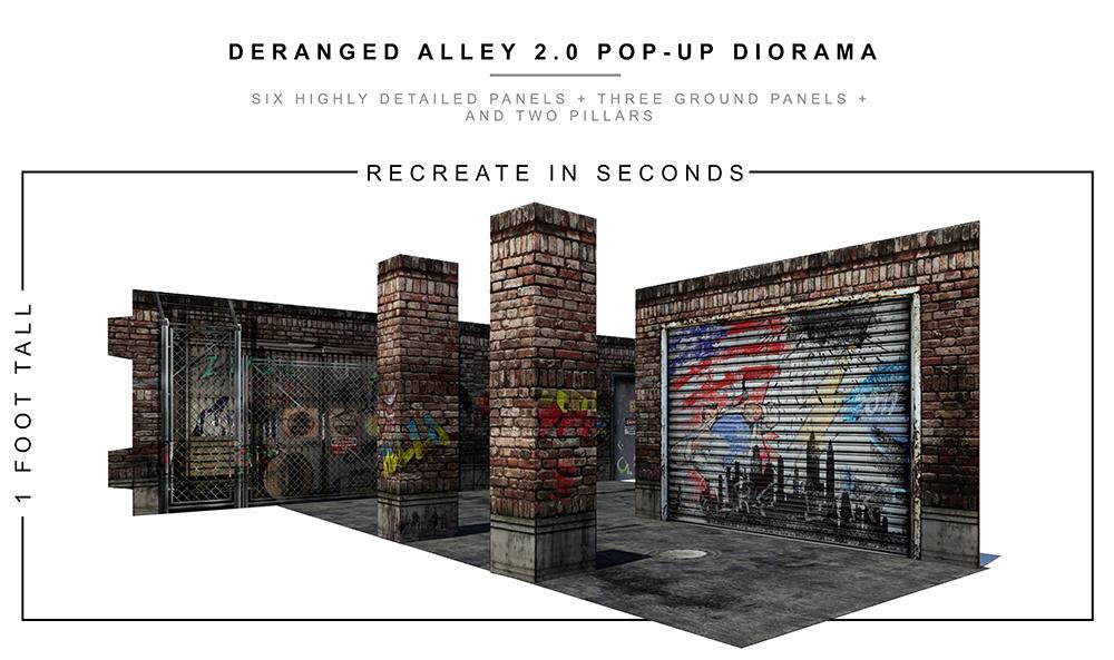 Deranged Alley 2.0 Pop-Up Diorama 1/12