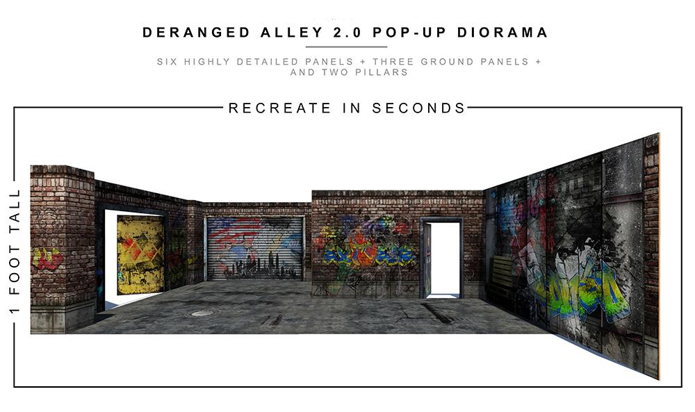 Deranged Alley 2.0 Pop-Up Diorama 1/12