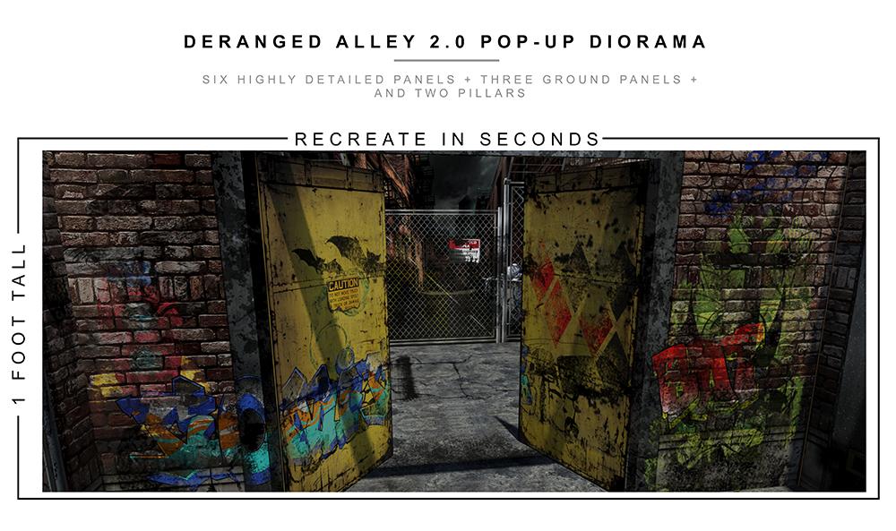 Deranged Alley 2.0 Pop-Up Diorama 1/12