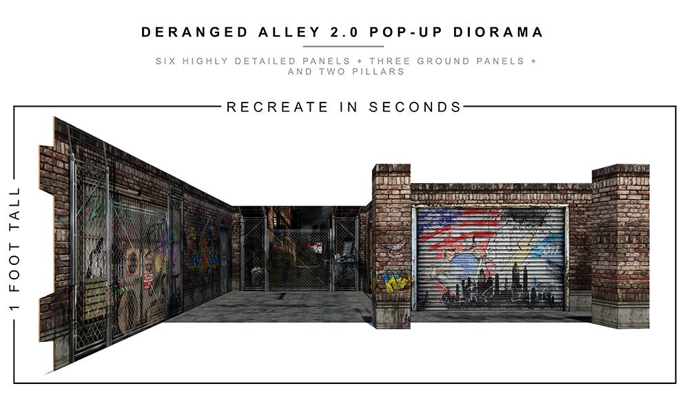 Deranged Alley 2.0 Pop-Up Diorama 1/12