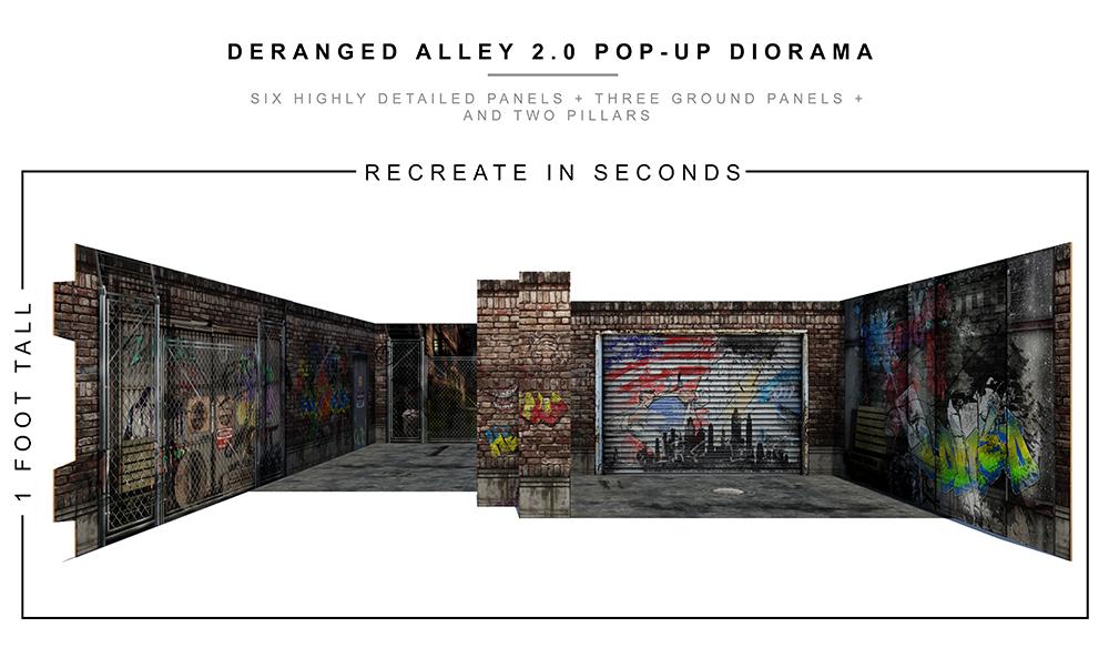 Deranged Alley 2.0 Pop-Up Diorama 1/12