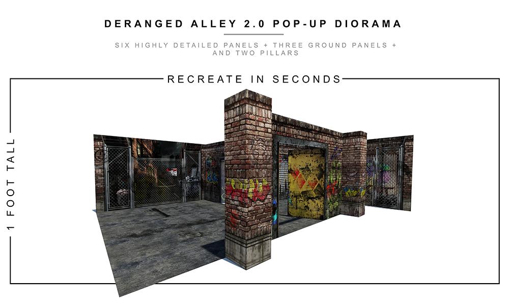 Deranged Alley 2.0 Pop-Up Diorama 1/12