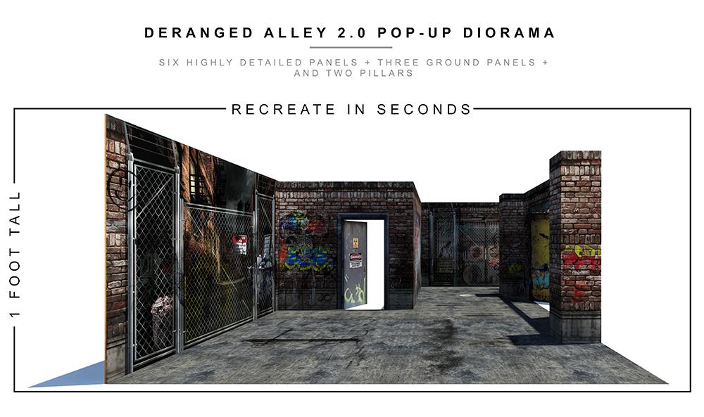 Deranged Alley 2.0 Pop-Up Diorama 1/12