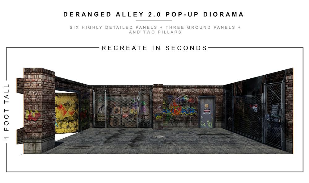 Deranged Alley 2.0 Pop-Up Diorama 1/12