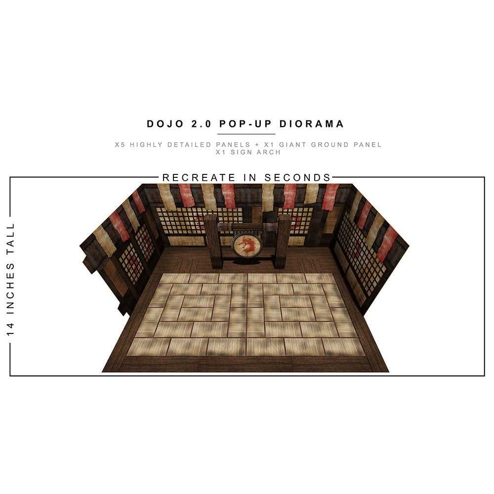 Dojo 2.0 Pop-Up Diorama 1/12