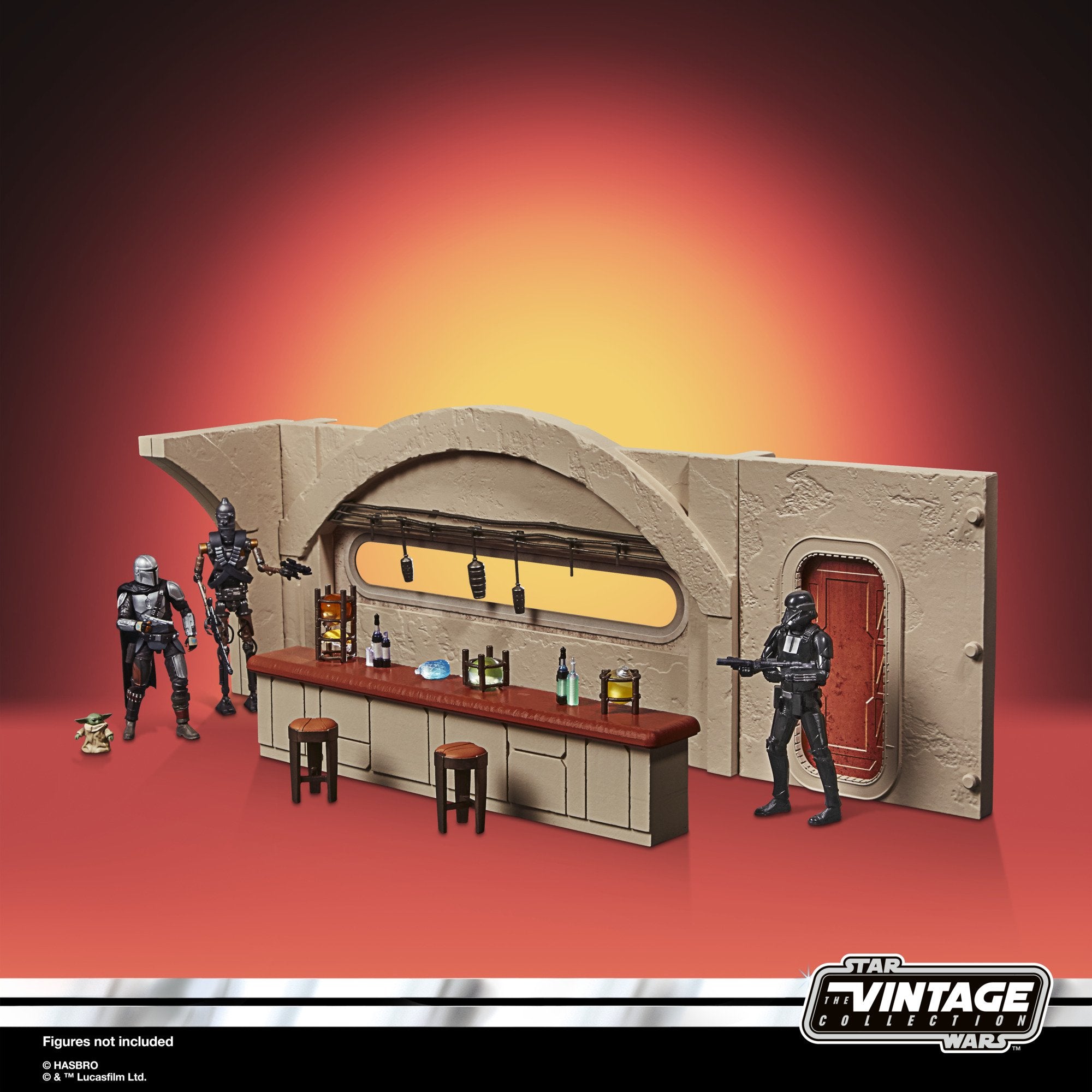 The Vintage Collection - Nevarro Cantina Playset with Imperial Death Trooper