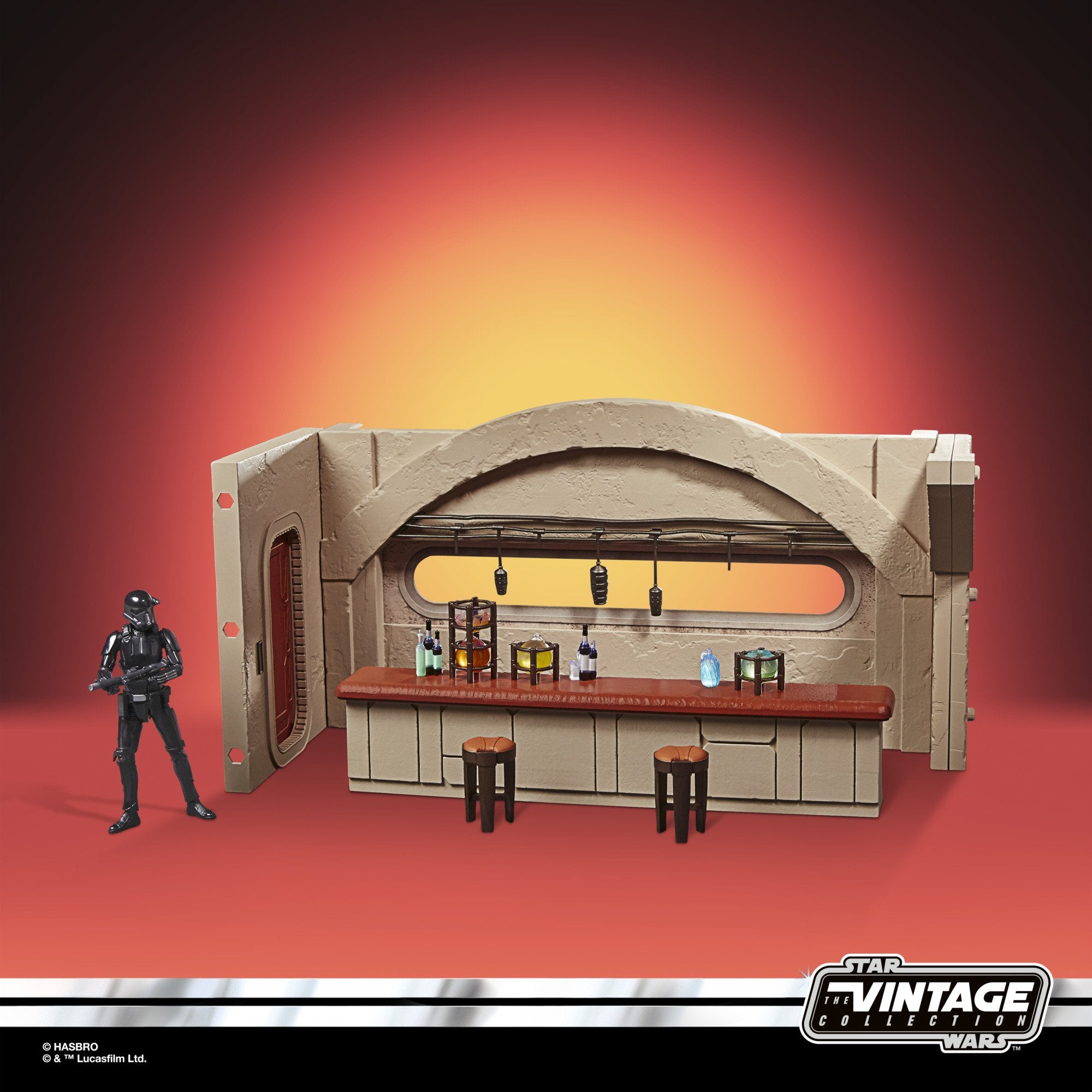The Vintage Collection - Nevarro Cantina Playset with Imperial Death Trooper