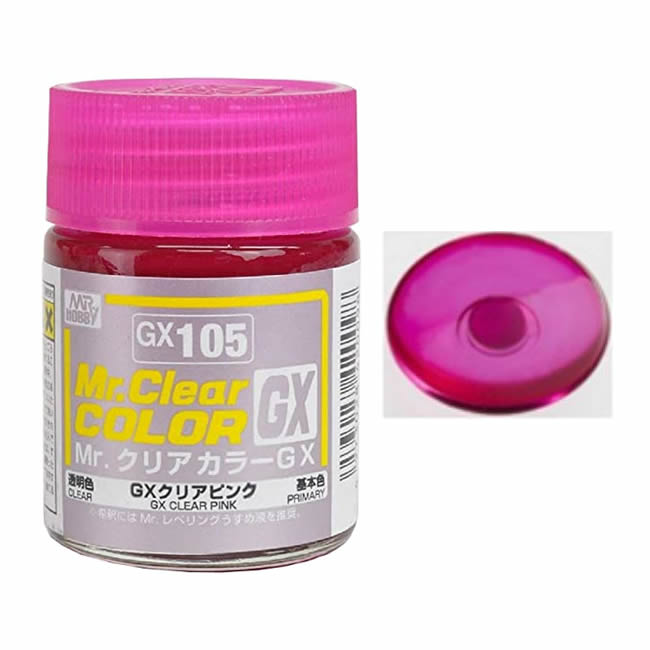 GX105 - Clear Pink 18ml
