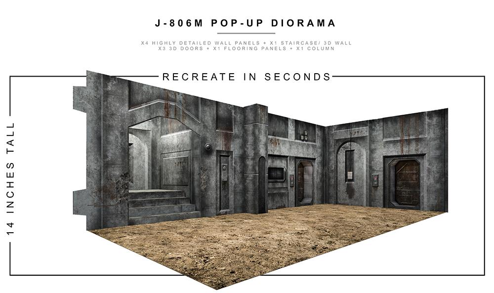 J-806M Pop-Up Diorama 1/12