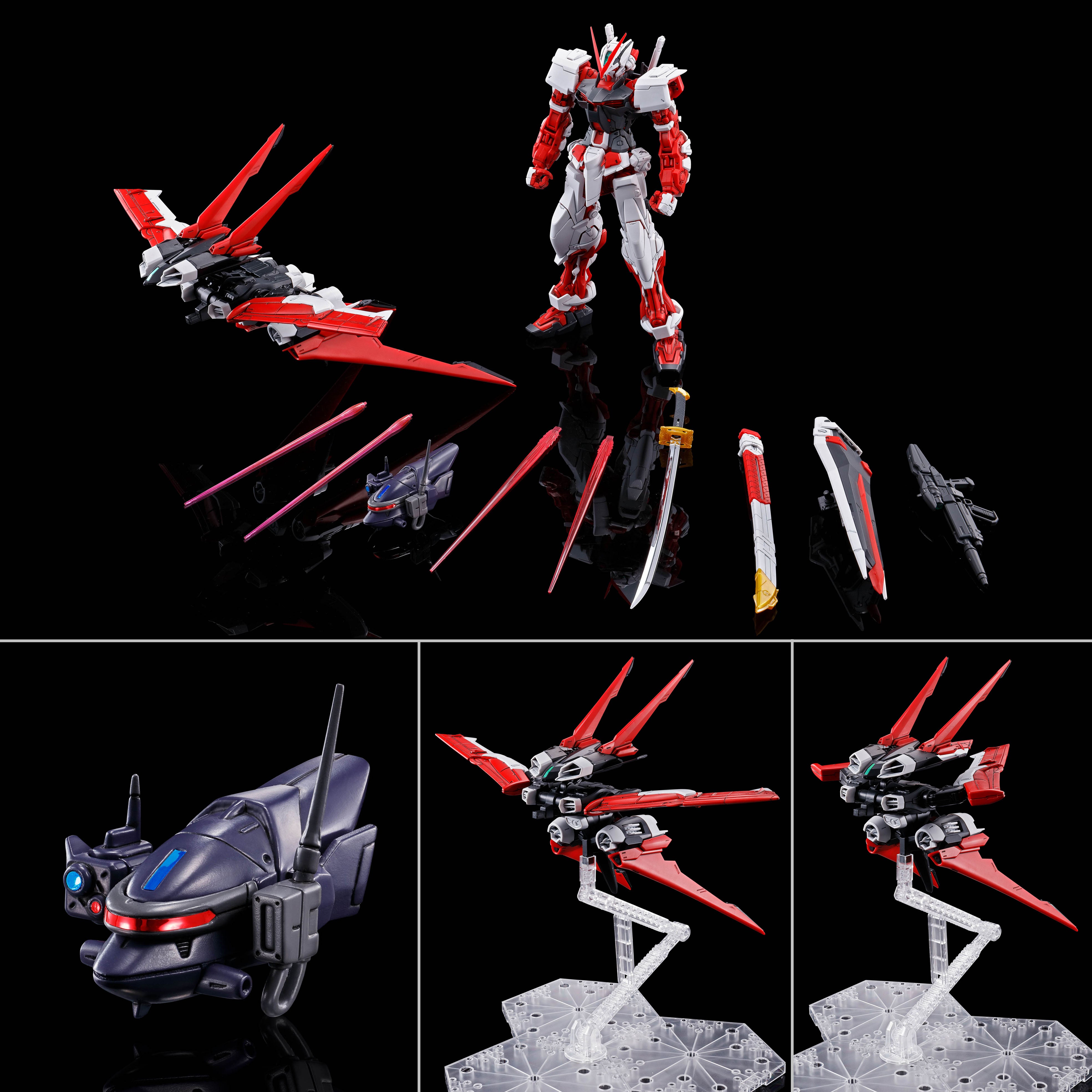 MG - MBF-P02 Gundam Astray Red Frame Flight Unit