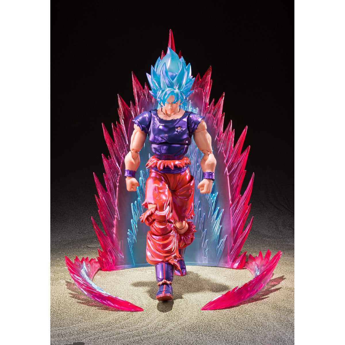 New Demoniacal Fit Dragon Ball Z Blue Son Goku Counterattacking K Action  Figure