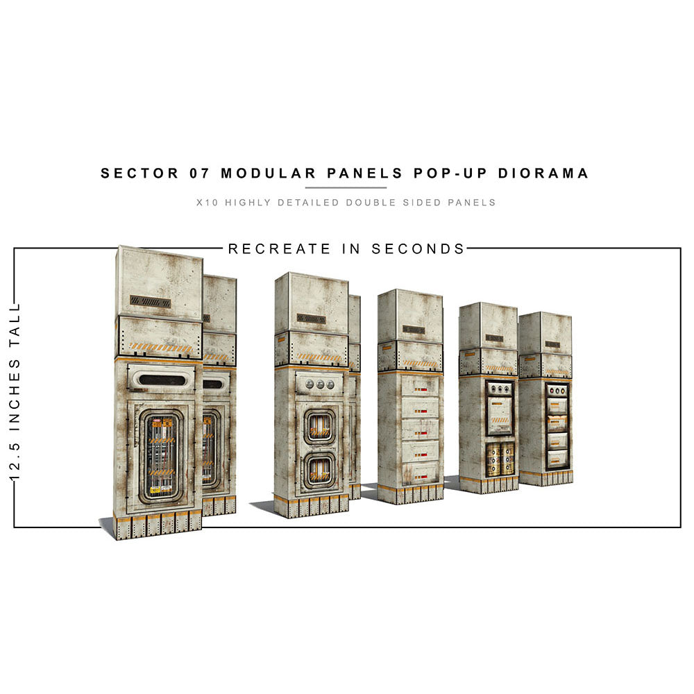 Sector 07 Modular Panels Pop-Up Diorama 1/12
