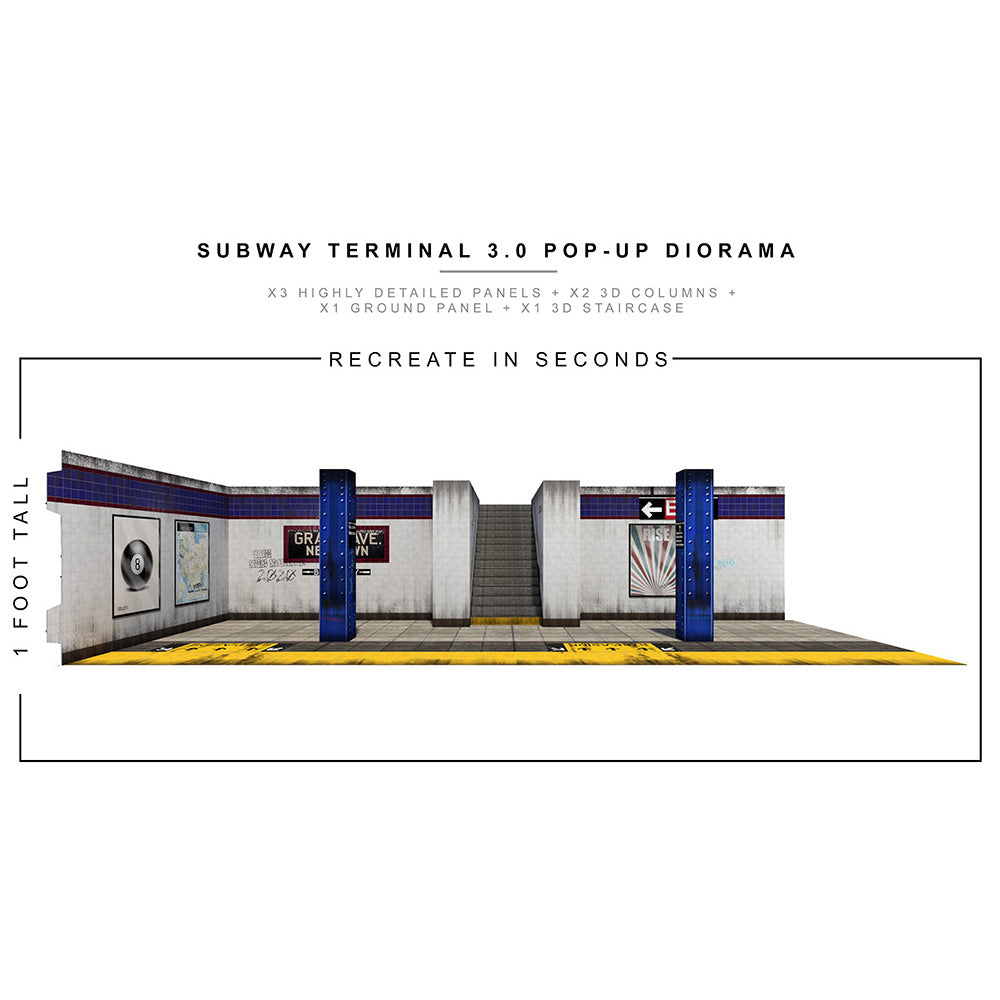 Subway Terminal 3.0 Pop-Up Diorama 1/12