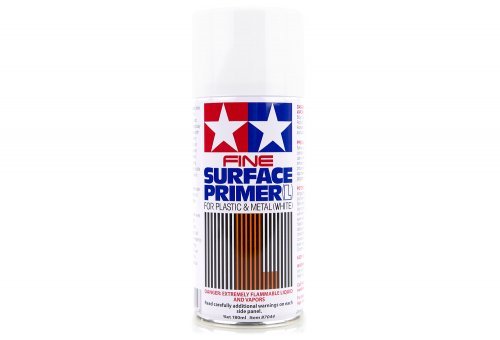 Fine Surfacer Primer White Spray