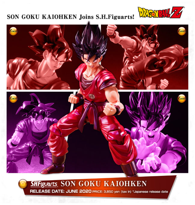 S.H. Figuarts - Dragon Ball - Son Goku Kaioken Ver.