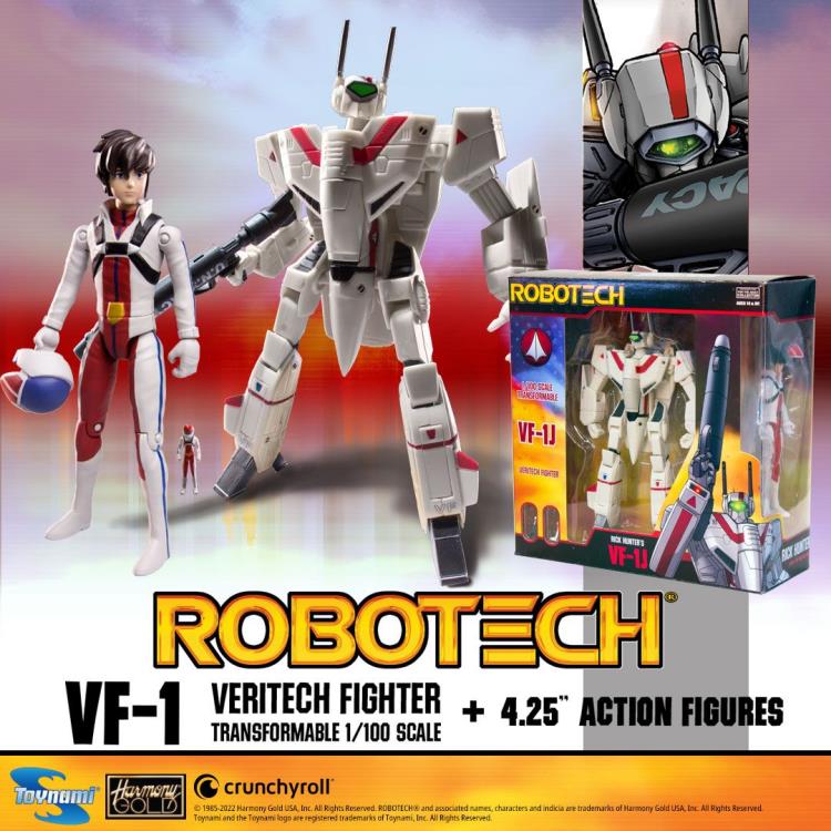 Toynami - Robotech - VF-1J Transformable Veritech Fighter and Rick Hunter Two-Pack