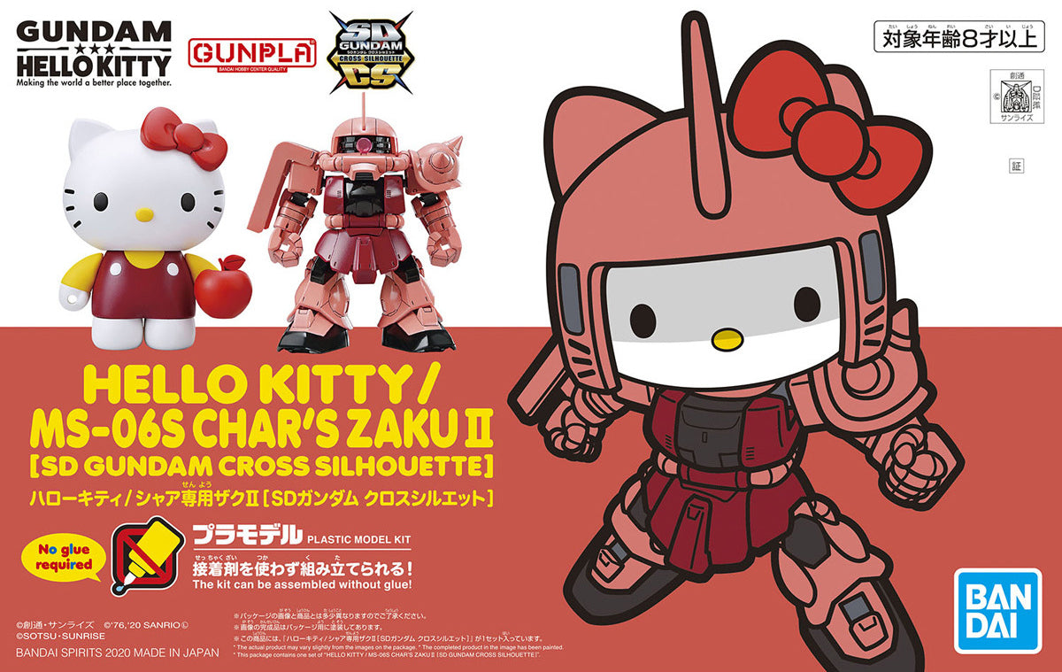 SD EX Standard - MS-06S Char's Zaku 2 & Hello Kitty