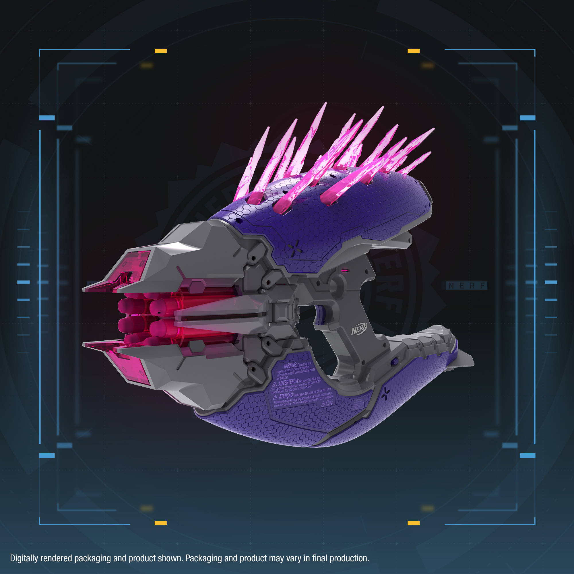 Nerf Halo - Covenant Needler Blaster