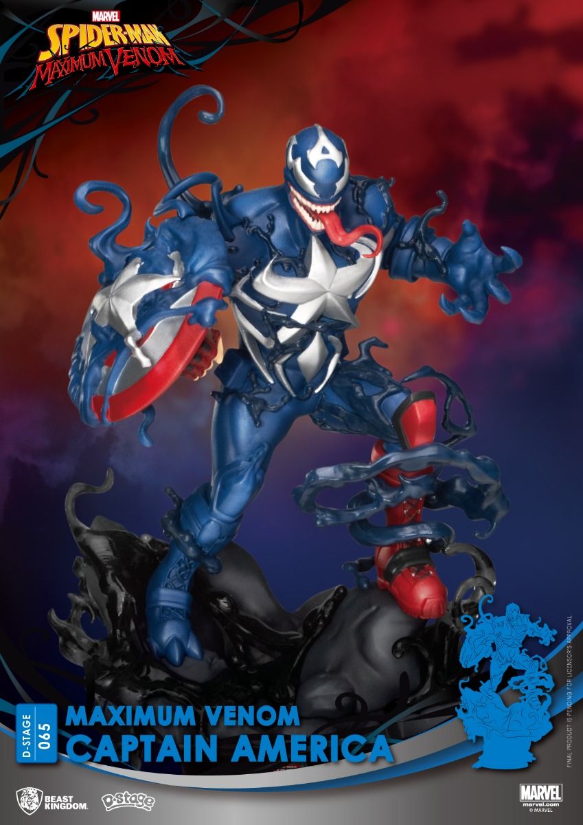 Beast Kingdom - Maximum Venom DS-065 Captain America D-Stage Series 6