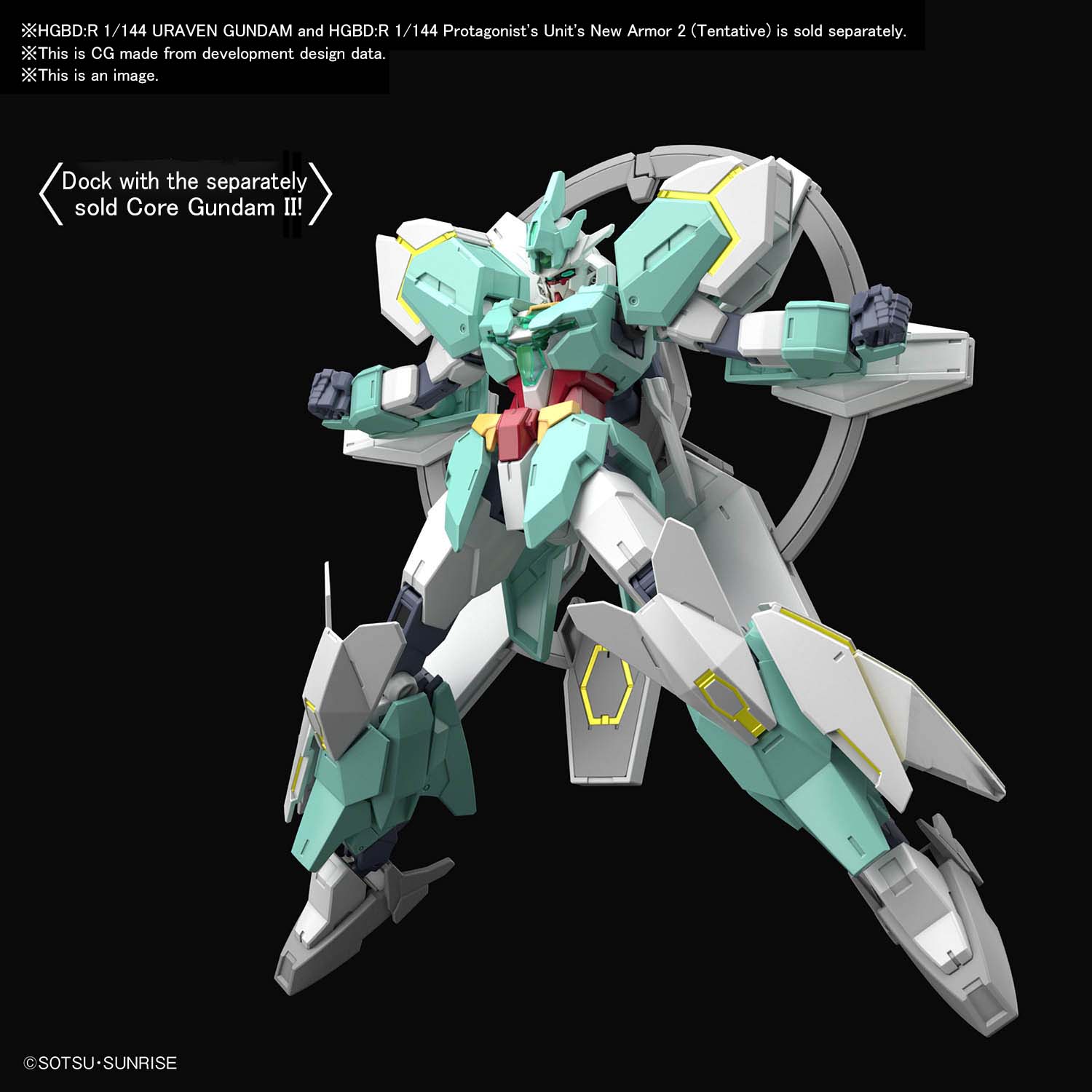 HGBD:R - PFF-X7II/N8 Nepteight Gundam Weapon
